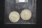 Pair of 1964 Canada Silver Dimes