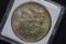 1883-O Morgan Silver Dollar; BU Rainbow Toned