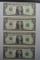 Group of 4 - Consecutive One Dollar Star Notes; CU