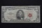 1963 Five Dollar Red Seal Note