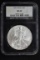 2010 American Silver Eagle; MS-69 NGC 25th Anniversary Black Slab