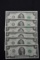 Group of 6 - Consecutive 2017 Two Dollar Bills; CO; $12 Face Value