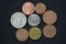 Group of 8 World Coins; All Different