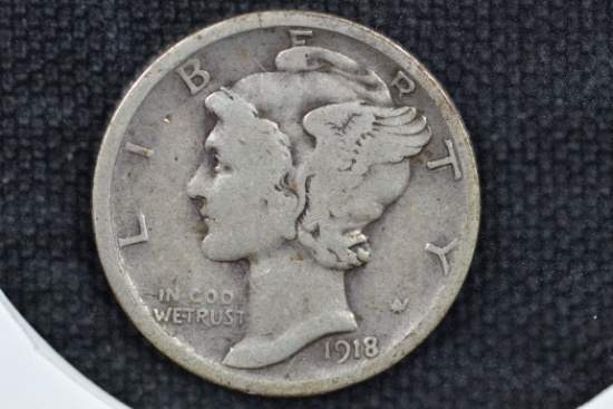 1918-D Mercury Dime