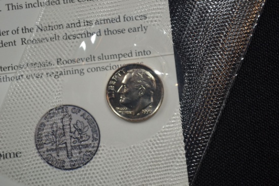 1996-W Anniversary Dime w/Certificate