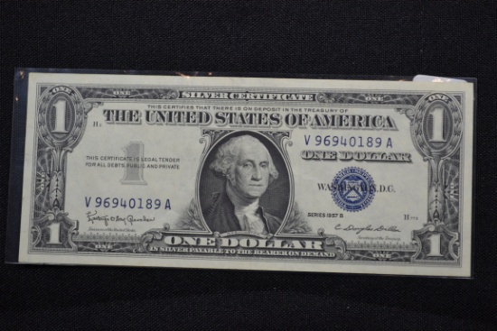 1957-B One Dollar Silver Certificate