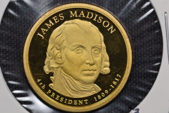2007-S One Dollar Madison Proof; Gem+ D-Cam