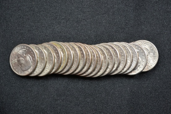 1 Roll of 20 - Susan B. Anthony Dollar; $20 Face Value
