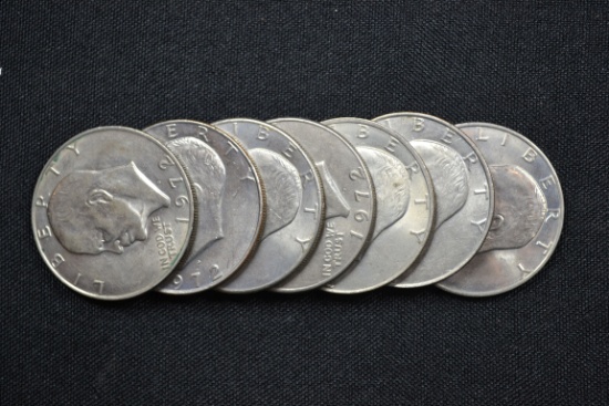 Group of 7 Eisenhower Dollars