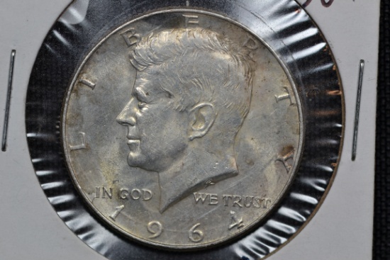 1964 Kennedy 90% Silver Half Dollar