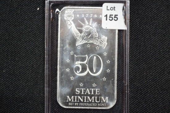 Missouri State 1/2 Oz. Silver Bar; .999 Fine