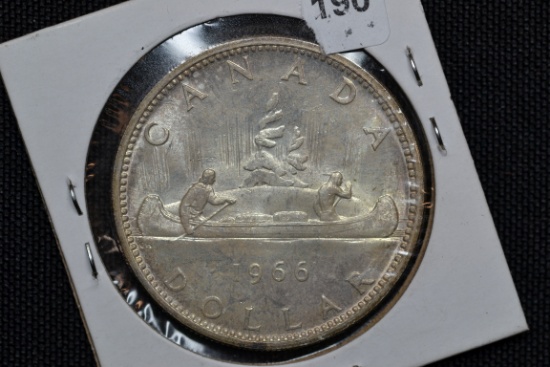 1966 Canada Silver Dollar
