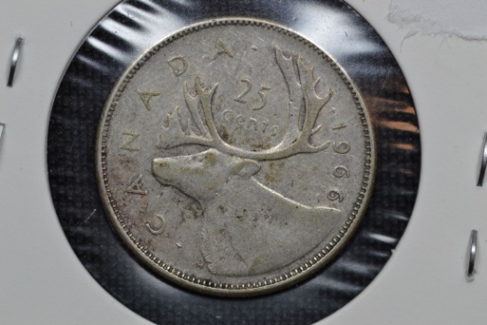 1966 Canada 80% Silver Quarter