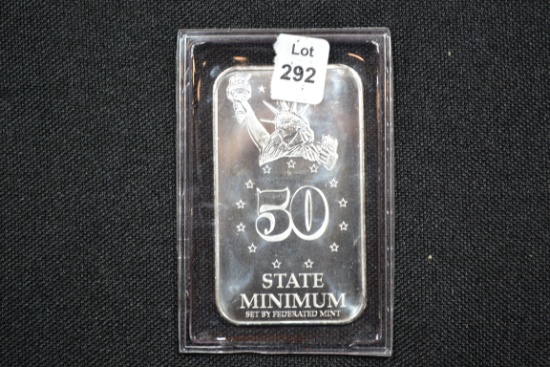 Missouri State 1/2 Oz. Silver Bar; .999 Fine