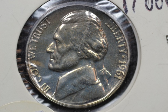 1961 Nickel Proof; Gem++