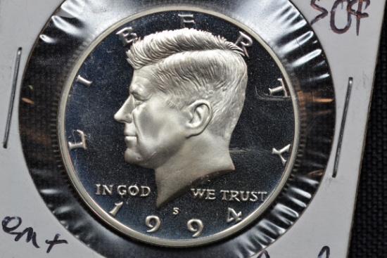 1994-S Kennedy Half Dollar Silver Proof; Gem+ Cameo