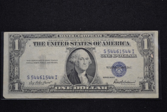 1935 One Dollar Silver Certificate