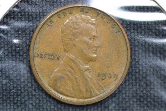 1909-V.D.B. Wheat Cent; First Year Issue