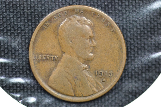 1913-D Wheat Cent