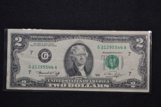 1976 Bicentennial Two Dollar Bill