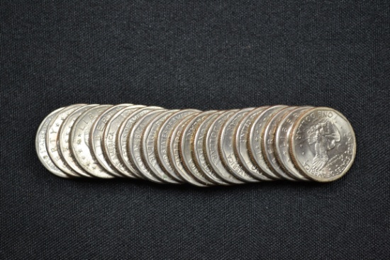 1 Roll - Susan B. Anthony Dollars; $20 Face Value