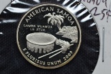 2009-S American Samoa Quarter Proof; Gem+ D-Cam