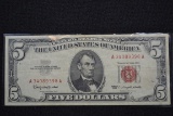 1963 Five Dollar Red Seal