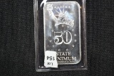 Missouri State 1/2 Oz. Silver Bar; .999 Fine