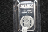 APMEX 1 oz. Troy Silver Bar; .999 Fine
