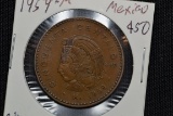 1959-M Mexico Cincuenta Centavos (Fifty Cents) Coin