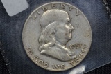 1951 Franklin 90% Silver Half Dollar