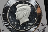 2014 -S Kennedy Half Dollar Proof; Gem+ D-Cam