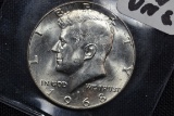 1968-D Kennedy Half Dollar; BU Unc.