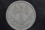 1943 France 2 Francs Coin