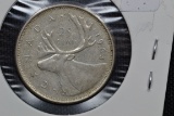 1963 Canada 80% Silver Quarter