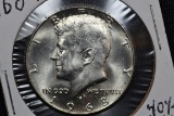 1968-D Kennedy 40% Silver Half Dollar; BU