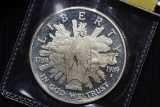 1989-S Congress Silver Dollar Proof; Gem+ Cam