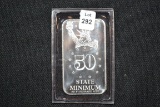 Missouri State 1/2 Oz. Silver Bar; .999 Fine