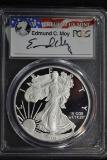 2011 American Silver Eagle; PR-69 Edmund C. Moy Signed PCGS Slab