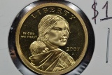2007-S Sacagawea One Dollar Proof; Gem+ Cameo