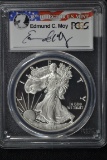 2014-W American Silver Eagle; PR-69 PCGS Edmund C. Moy Signed Slab