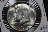1968-D Kennedy 40% Half Dollars; BU++