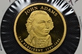 2007-S Adams One Dollar Proof; Gem+ D-Cam