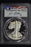 2013-W American Silver Eagle; MS-69 PCGS Edmund C. Moy Signed