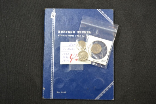 1 Lot of 16 Buffalo Nickels w/Dates