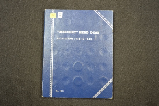 Mercury Dimes Book including 24 Dimes