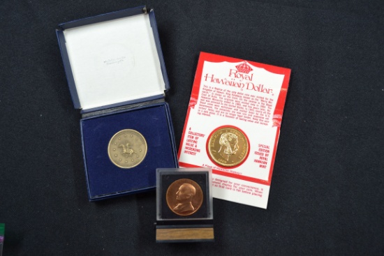 1 Lot of Tokens including Truman Token, Royal Hawaiian Dollar Token, Paul Revere Token