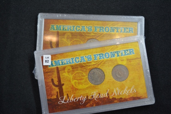 Pair of America's Frontier Liberty Head Nickels Collection