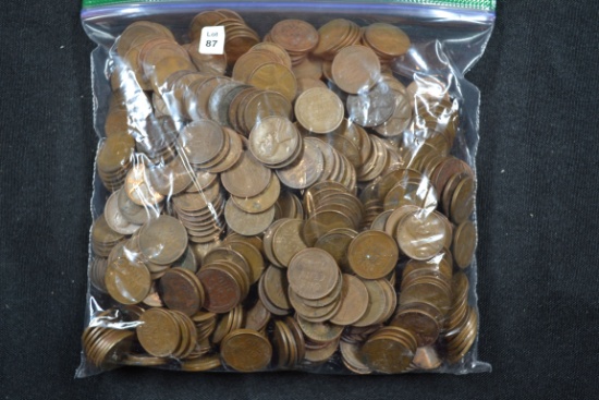 1 Lot of Approx. 500 - Wheat Pennies