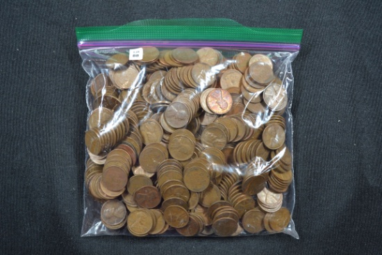 1 Lot of Approx. 500 - Wheat Pennies